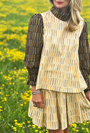 Smocked MINI Skirt Matchstick
