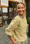 Snappy Pullover - Moss Striped Terry