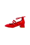 Square Toe Mary Jane - Red Patent