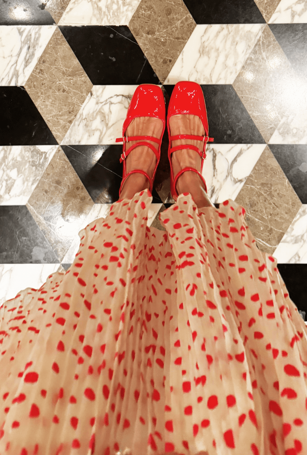Square Toe Mary Jane - Red Patent – BURU