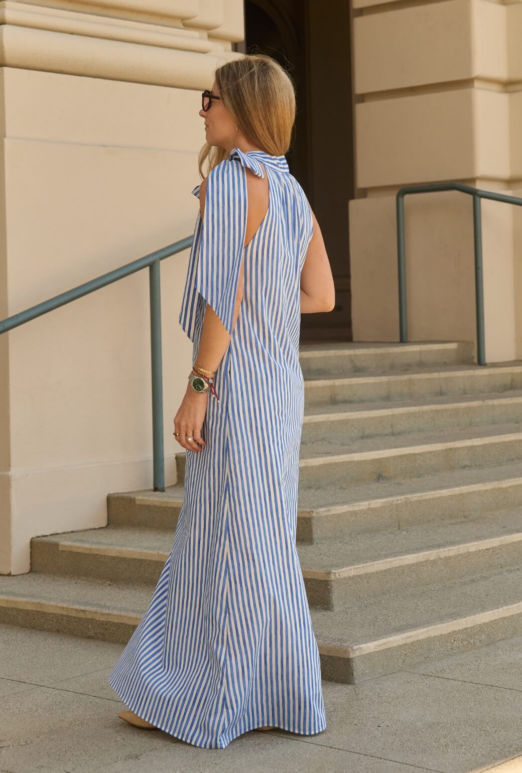 Buru x Ali Sisto The Ali Dress - Blue Stripe BURU Buru x Ali Sisto The Ali Dress - Blue Stripe BURU