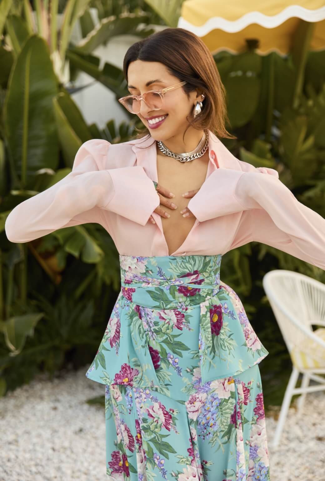 Buru x India The Battersea Blouse 2.0-Barely Blush