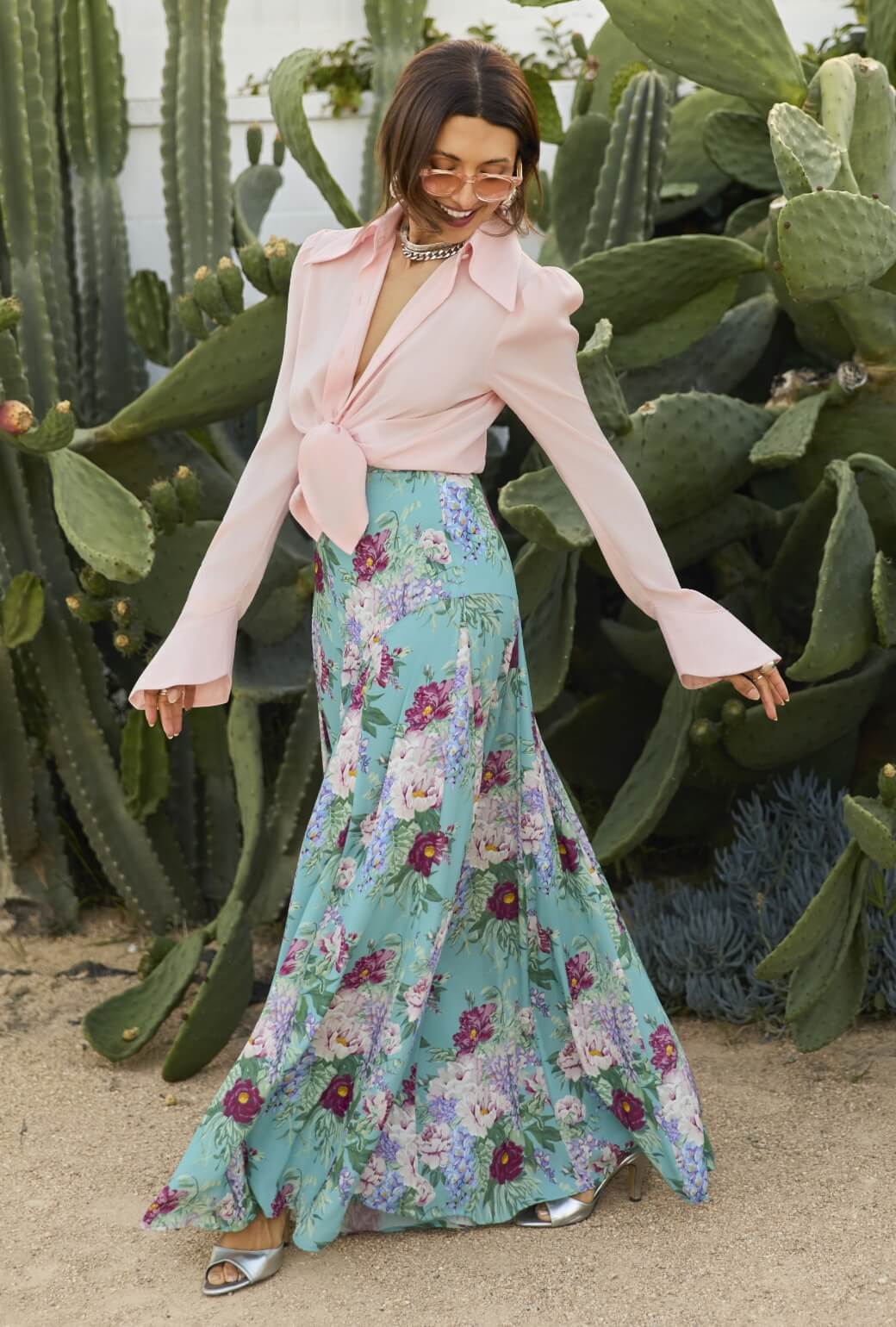 Buru x India The Battersea Blouse 2.0-Barely Blush