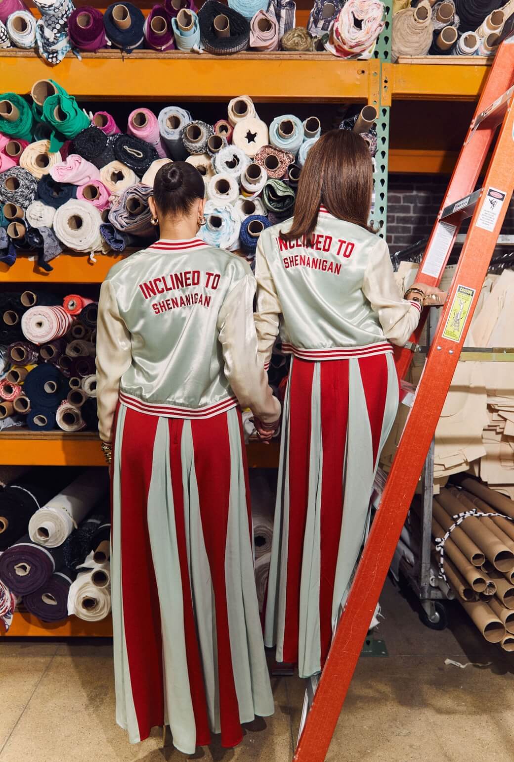 Buru x India The Beau Bomber - Ivory & Robin Egg Blue