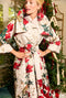 The Belted Grace Coat - Holiday Brocade
