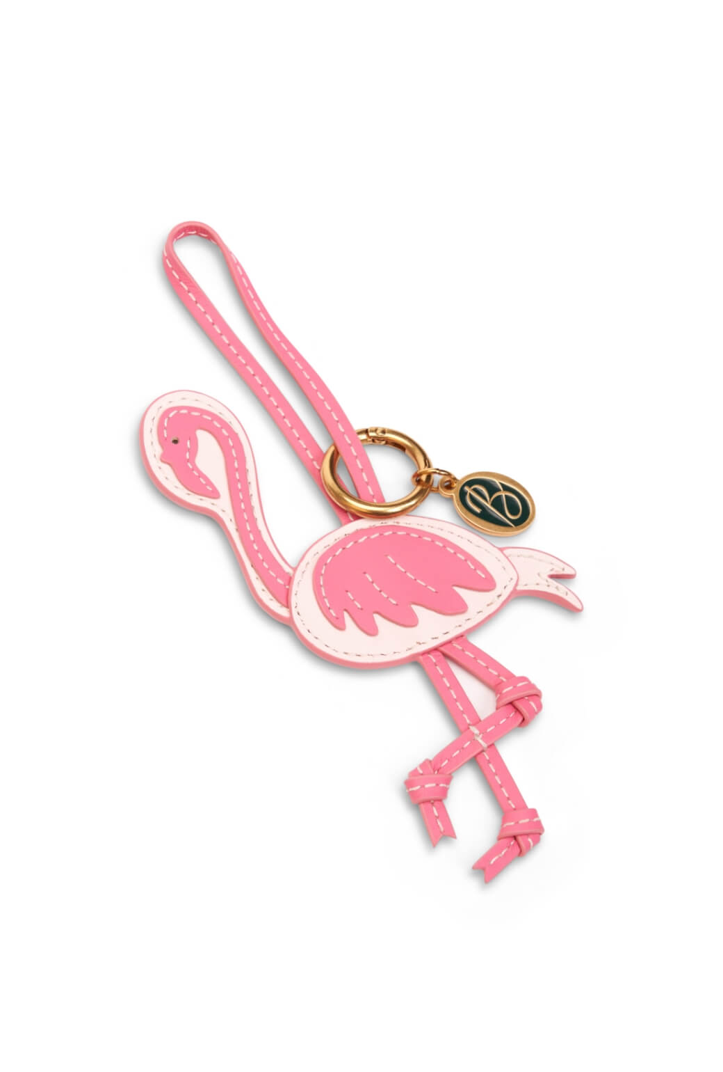 Flamingo Party Bag Fillers - 12 Piece Friendship Bracelets & Keyrings Set