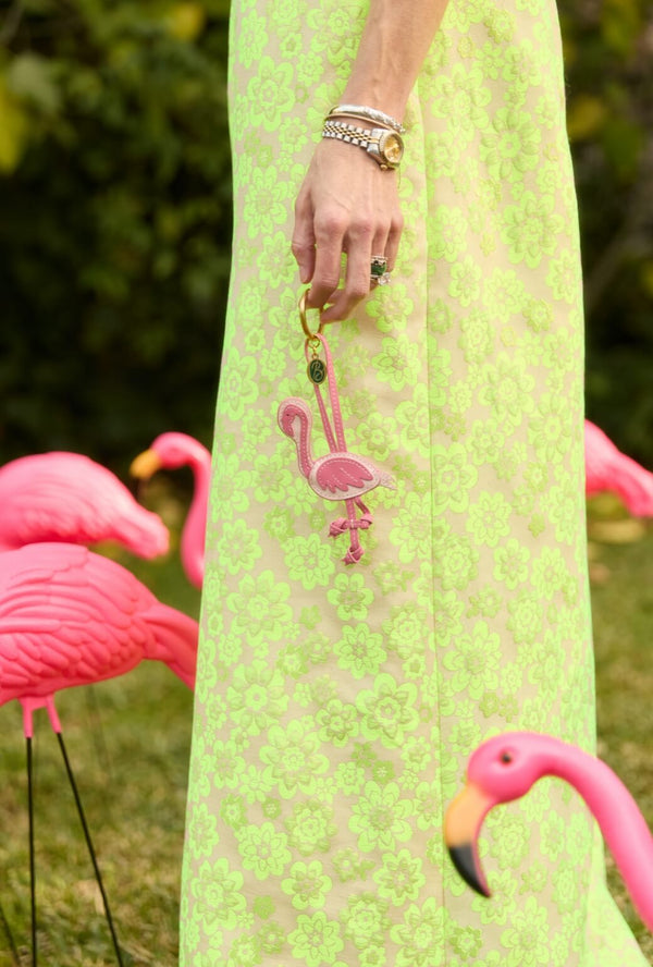 The Birdie Bag Charm - Flamingo Pink