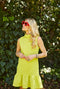 The Birdie Dress - Chartreuse