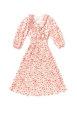 SAMPLE - The Blanche Dress - Flocking Dot