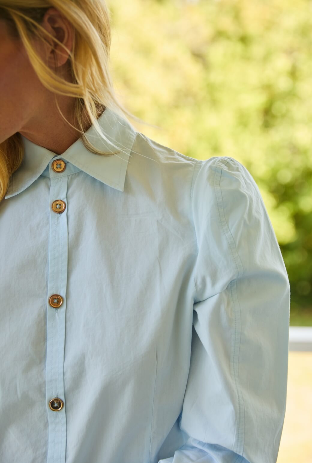The Brett Button Down - Baby Blue