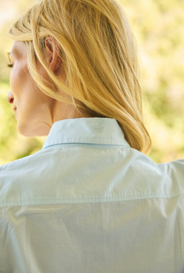 The Brett Button Down - Baby Blue