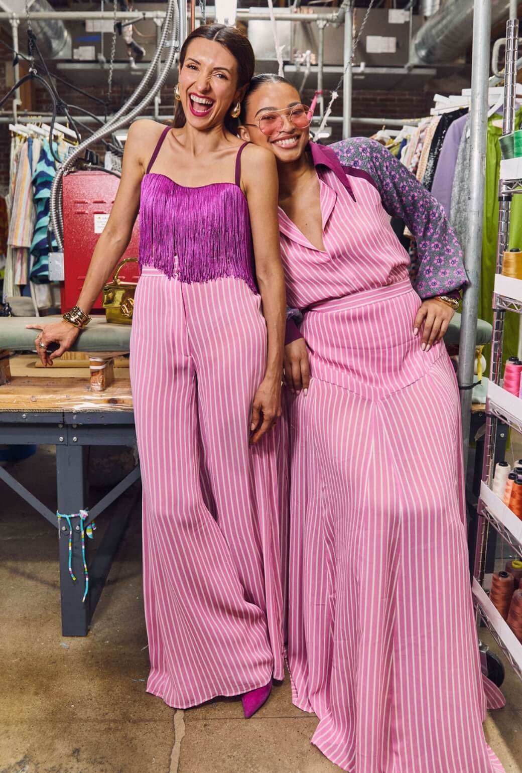 Buru x India The Camden Crop - Fuchsia