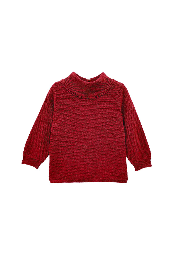 The Carlyle Sweater - Cranberry Knit