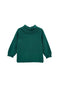 The Carlyle Sweater - BURU Deep Green Knit Bouclé