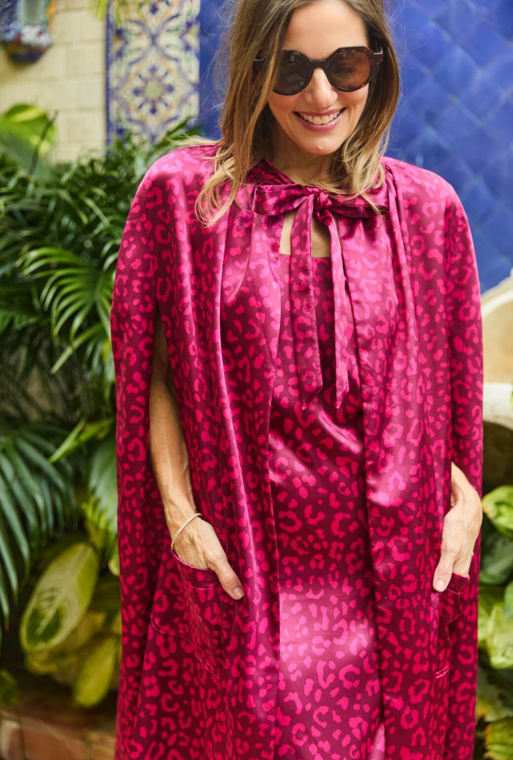 The Caselotti Cloak - Pink Cheetah