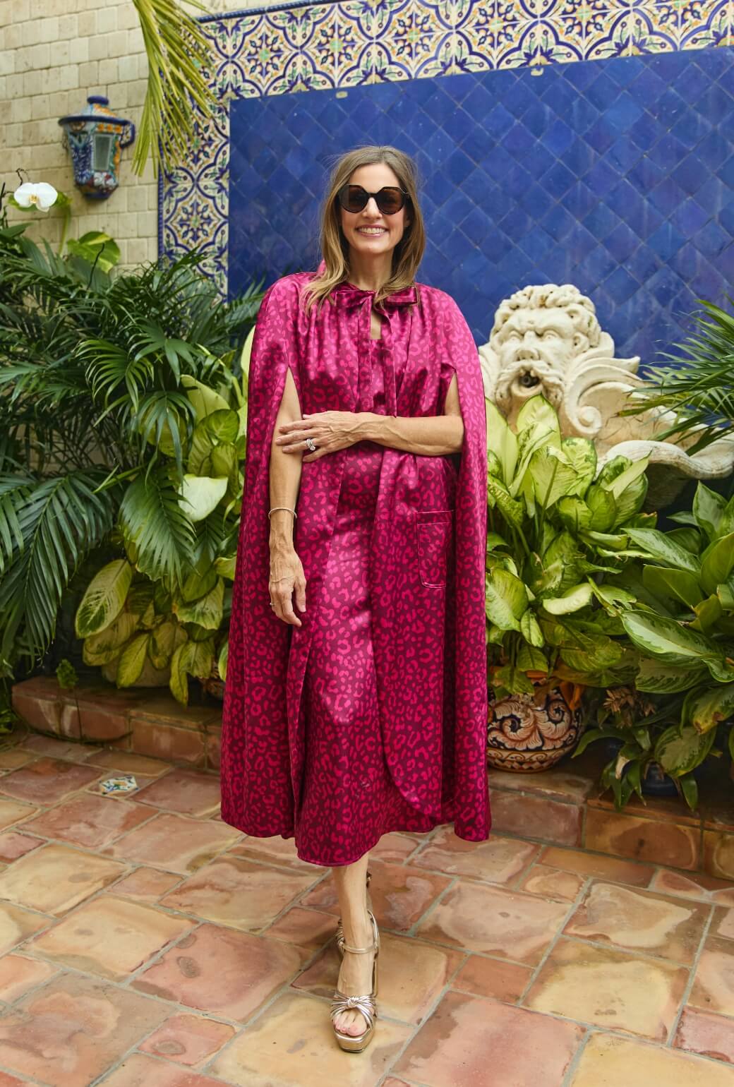 The Caselotti Cloak - Pink Cheetah