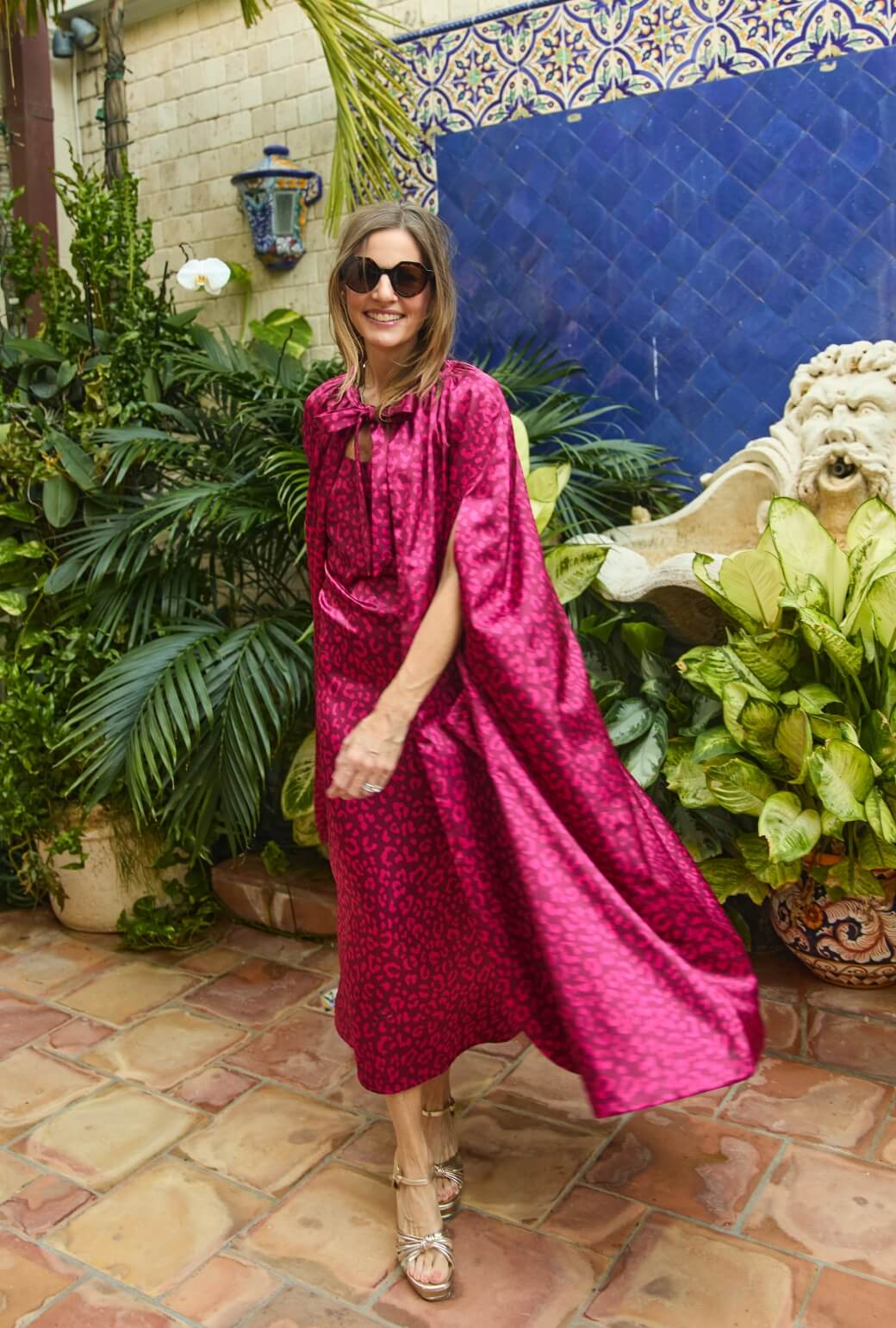 The Caselotti Cloak - Pink Cheetah