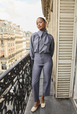 The Charlie Pant - Black Oxford