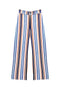 The Charlie Pant - Brown Stripe Twill
