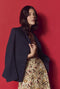 The Classic Blazer - Navy Cable-knit