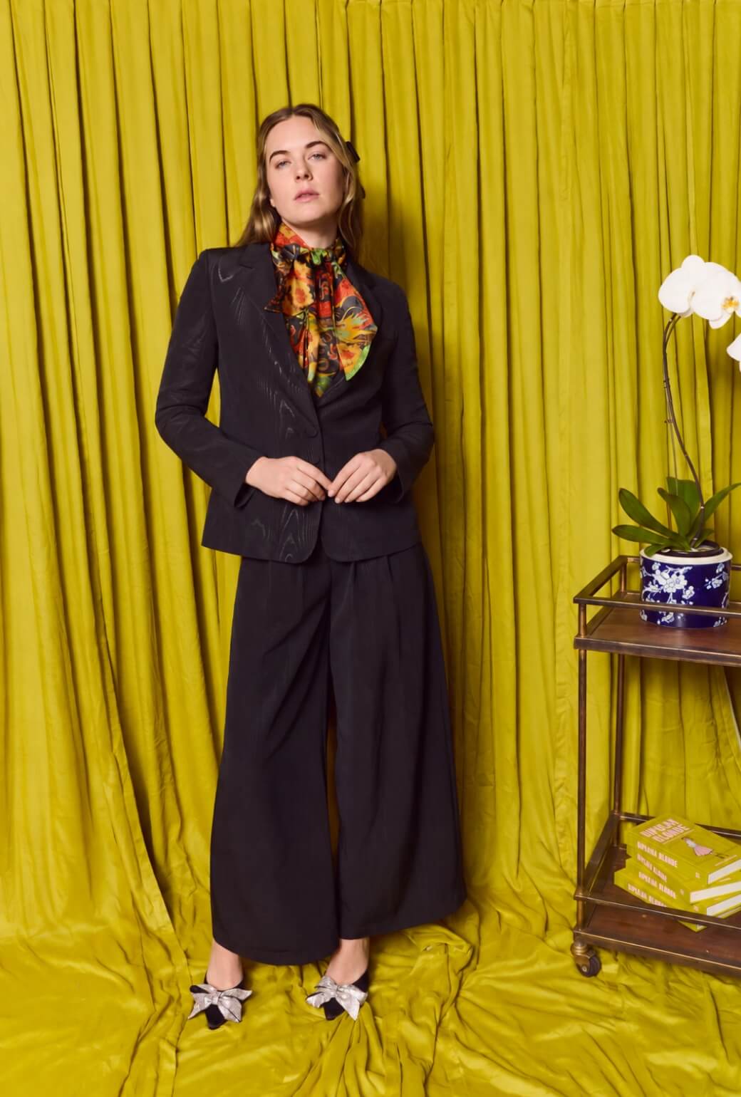 The Classic Blazer - Noir Moiré