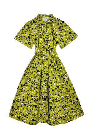 Donna Day Gown Chartreuse Floral