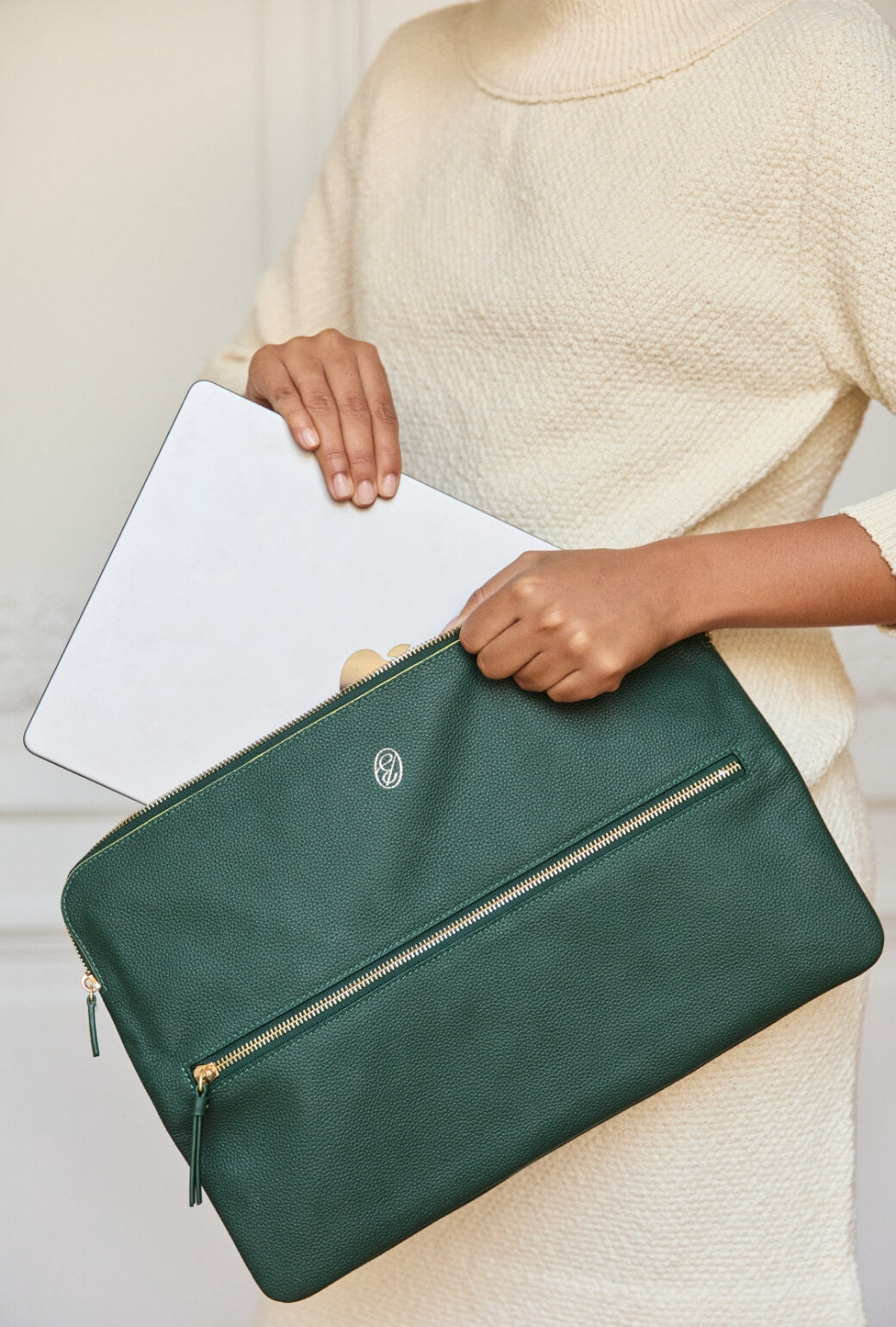 The East to West Clutch - Deep Green
