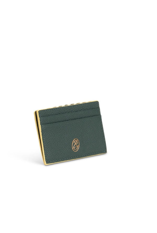The Evelyn Card Case - Deep Green