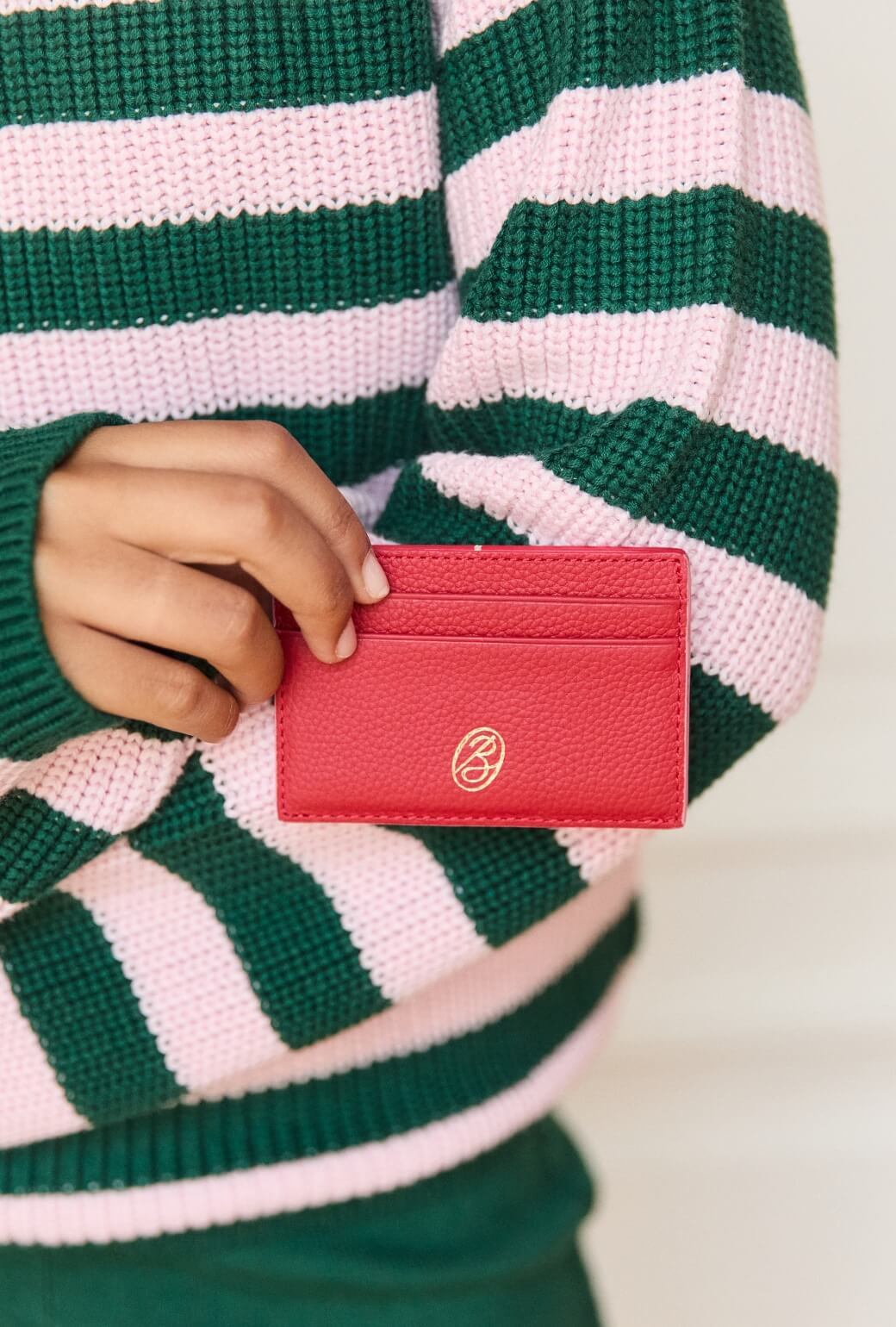 The Evelyn Card Case - Rouge