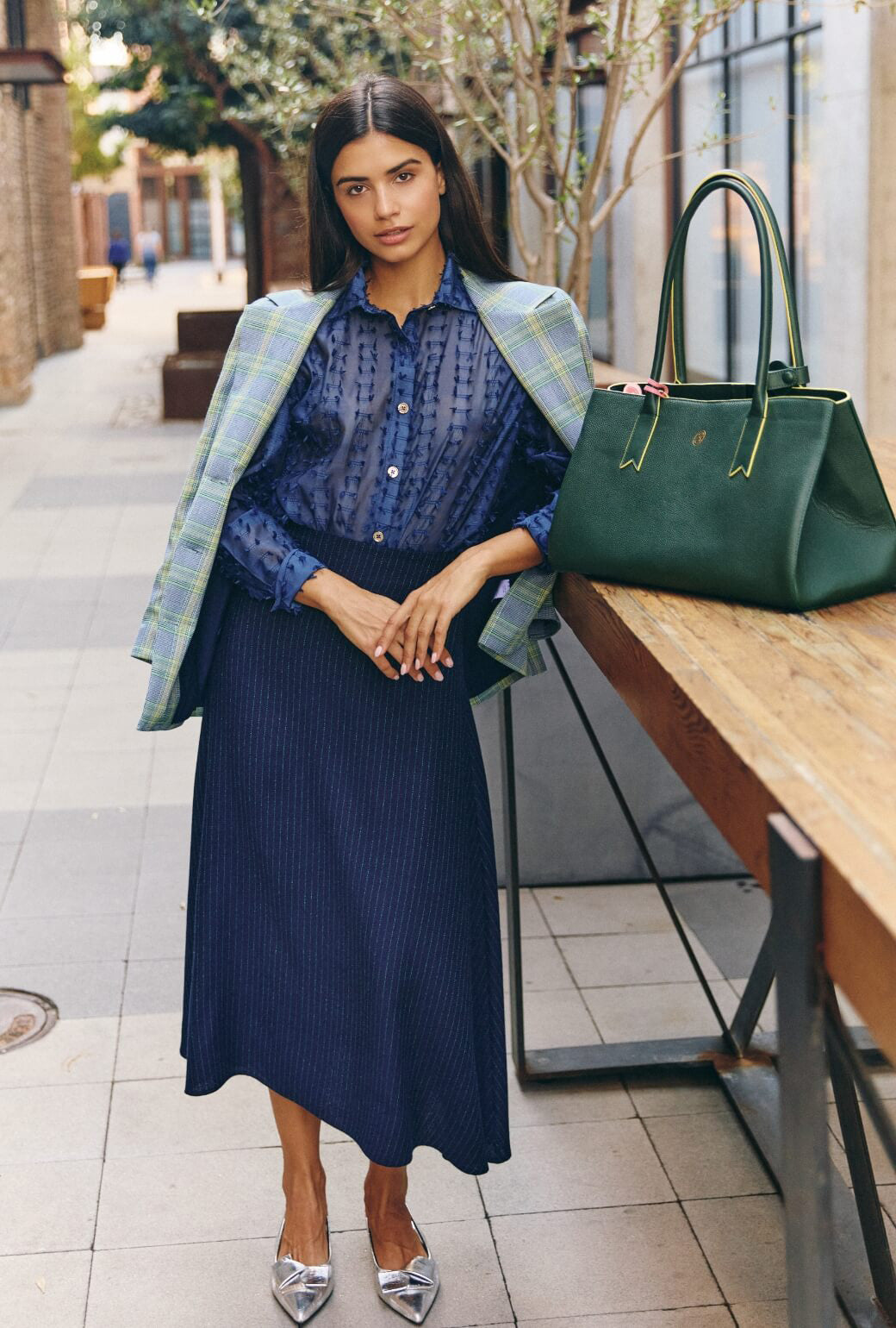 The Fern Tote - Deep Green