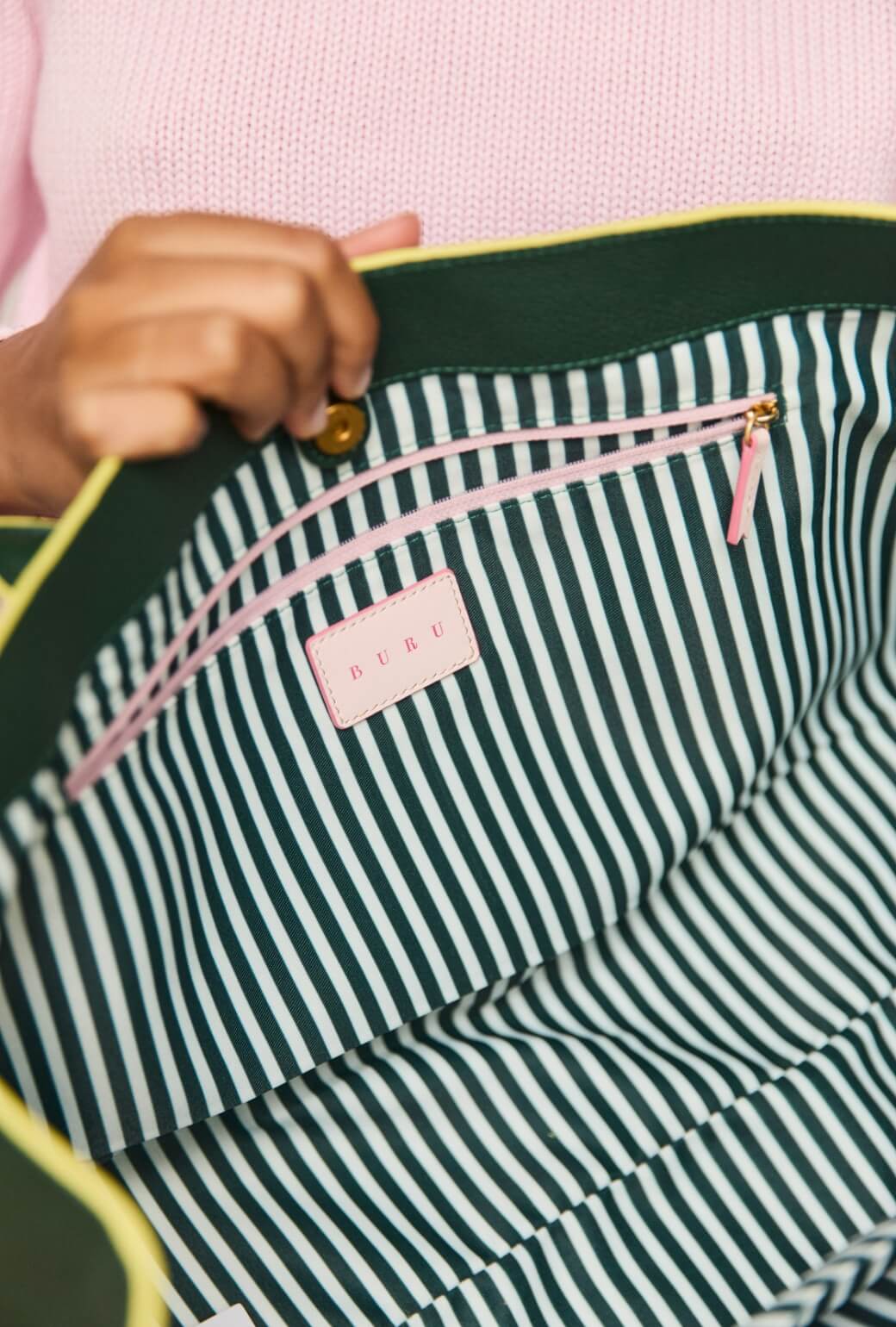 The Fern Tote - Deep Green