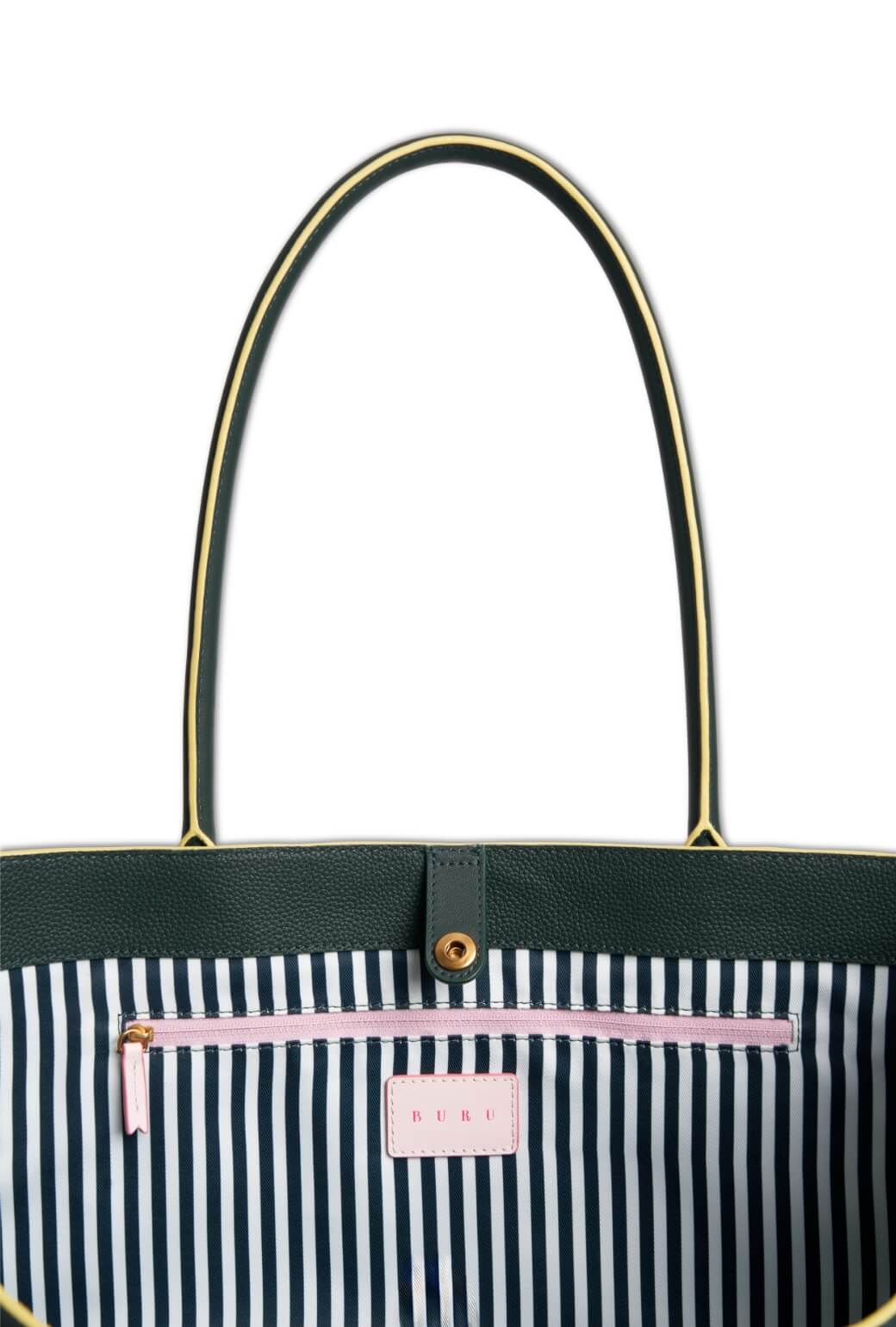 The Fern Tote - Deep Green