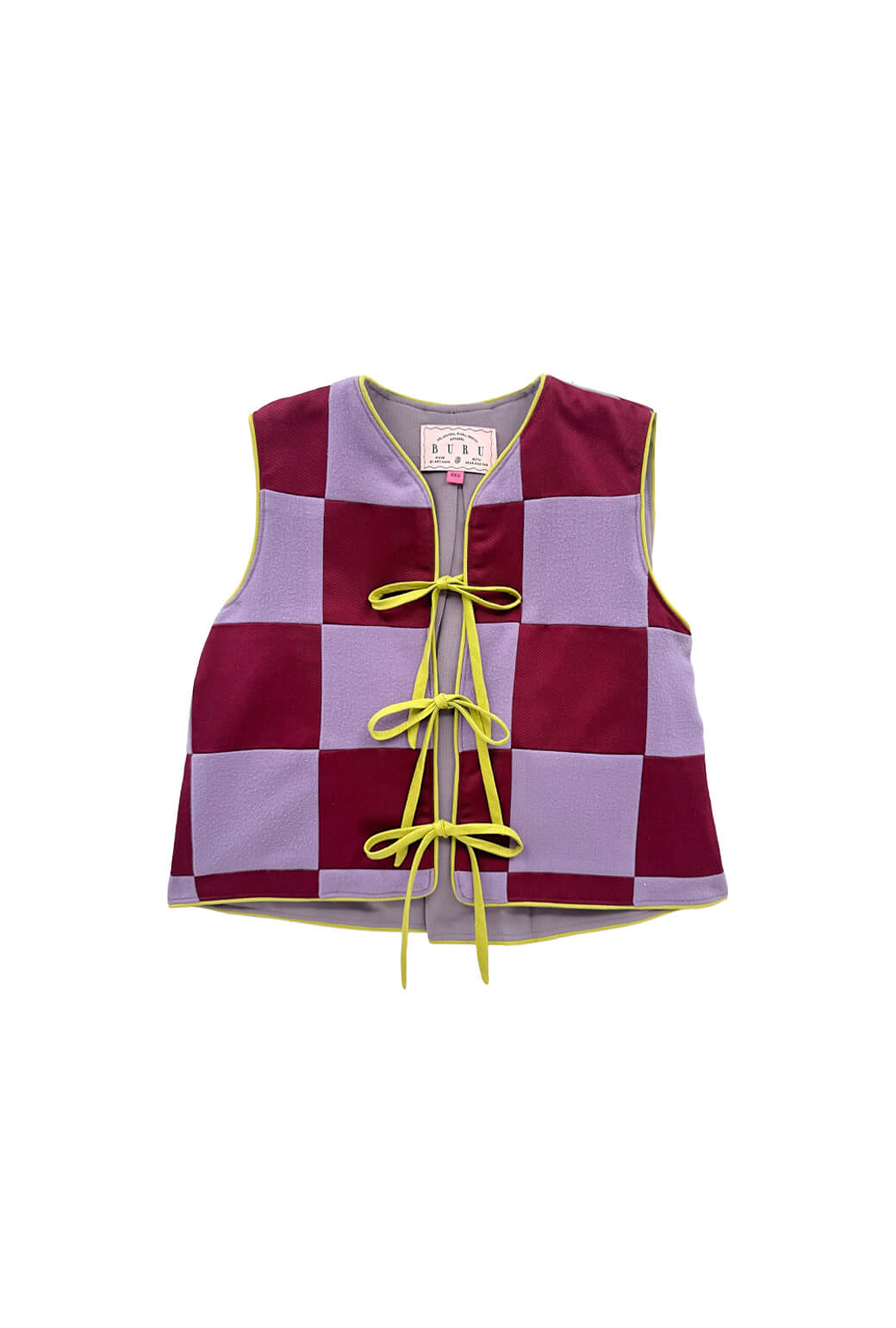 The Fife Vest - Eggplant & Burgundy