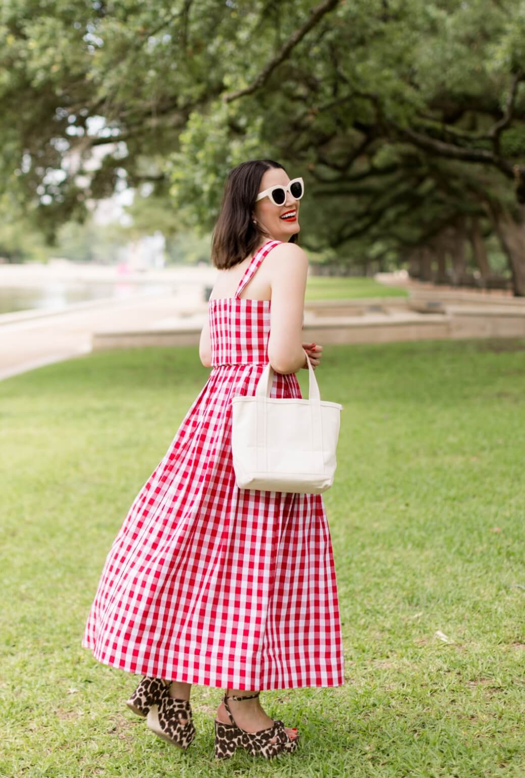 The Gen Skirt - Red Gingham BURU The Gen Skirt - Red Gingham BURU