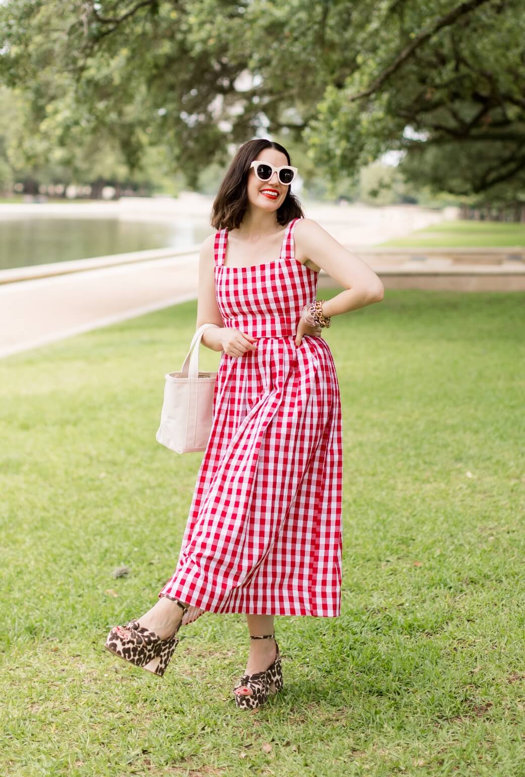 The Gen Skirt - Red Gingham BURU The Gen Skirt - Red Gingham BURU