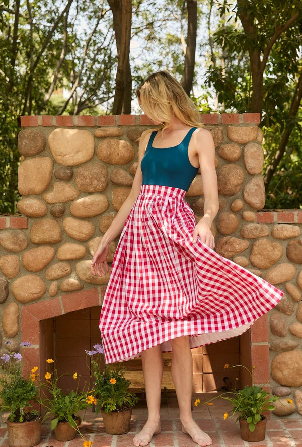 The Gen Skirt - Red Gingham