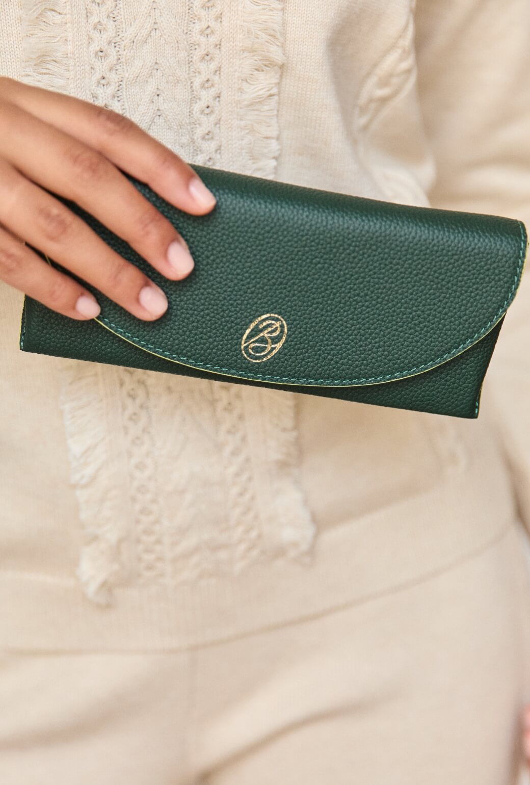 The Iris Eyewear Case - Deep Green