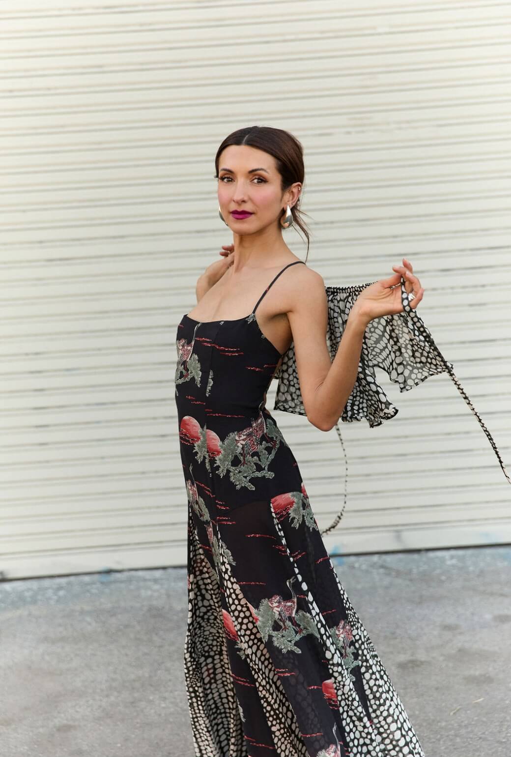 Buru x India The Kings Road Ruffle Belt - Abstract Dot