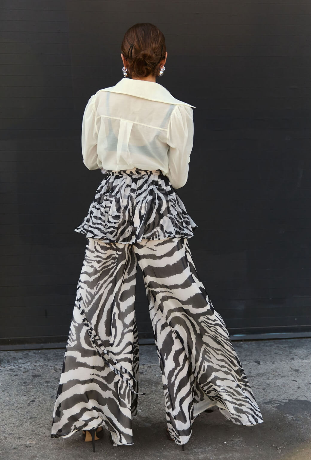 Buru x India The Kings Road Ruffle Belt - Zebra