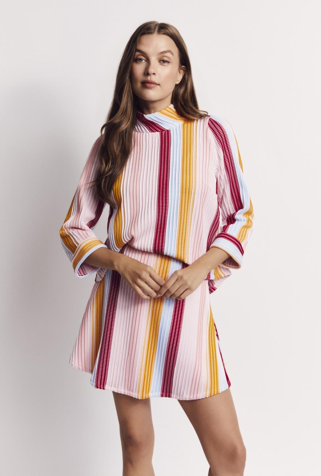 The Laura Mini - Retro Stripe Knit