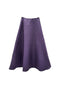 The Laura Skirt - Eggplant Moiré