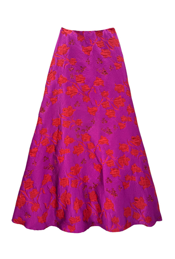 The Laura Skirt MAXI - Rani Pink