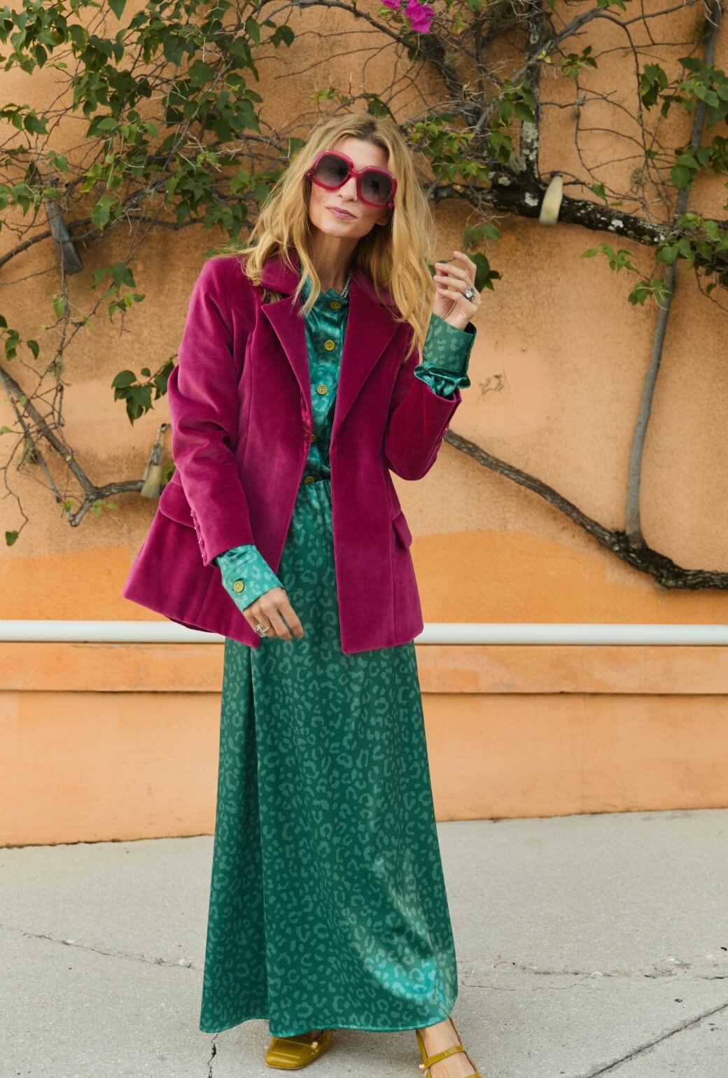 The Leland Skirt - Aqua Cheetah