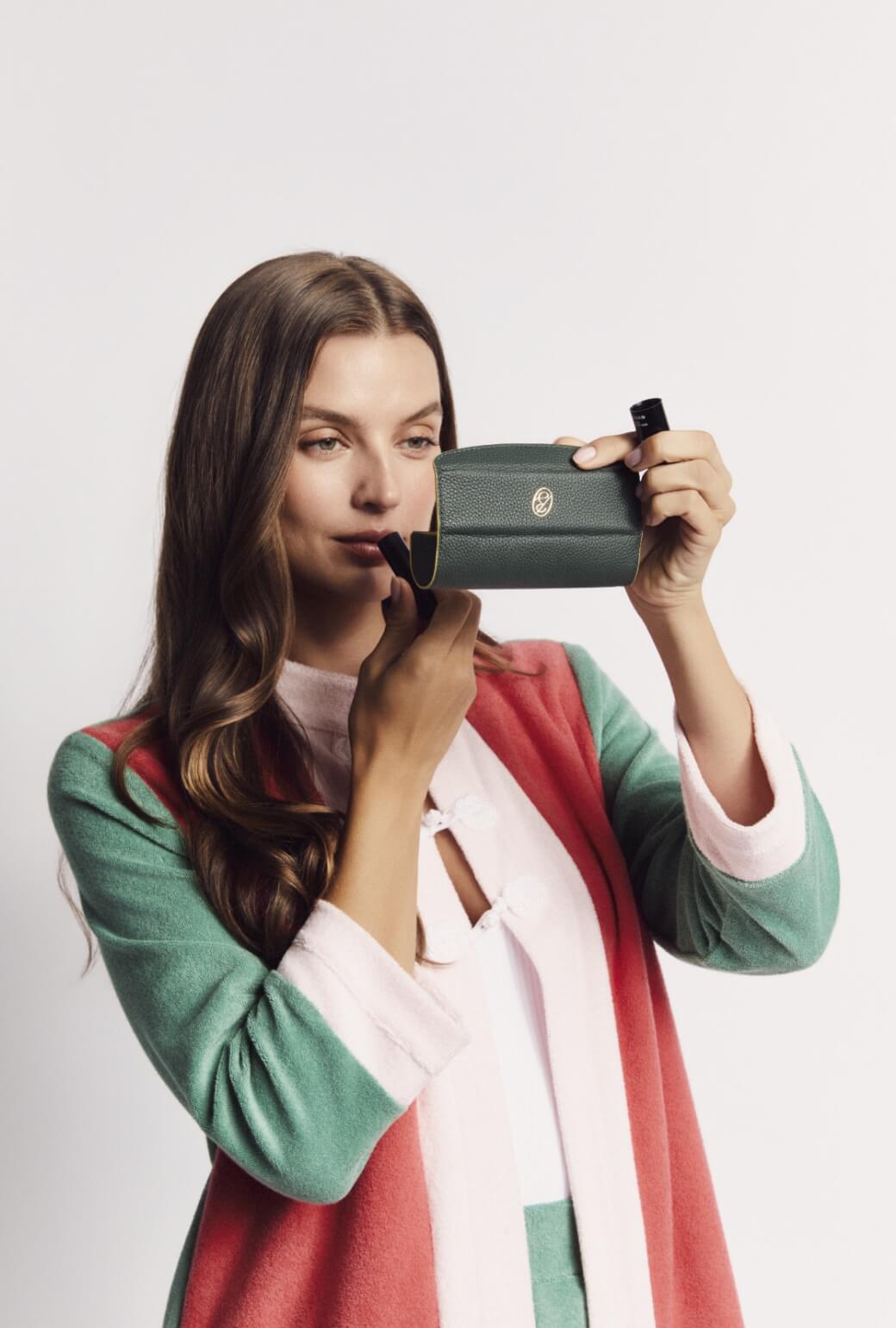 The Lorna Lipstick Case - Deep Green