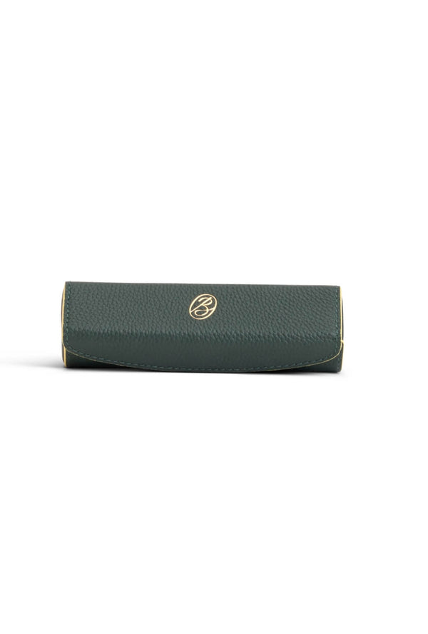 The Lorna Lipstick Case - Deep Green
