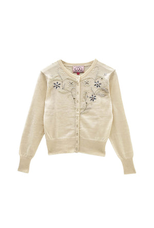 The Mable Cocktail Cardigan - Ivory