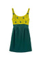The Murray Dress - Chartreuse & Deep Green