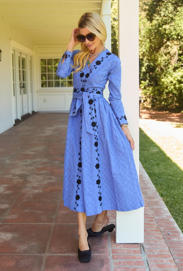 The Nicolette Dress - Periwinkle