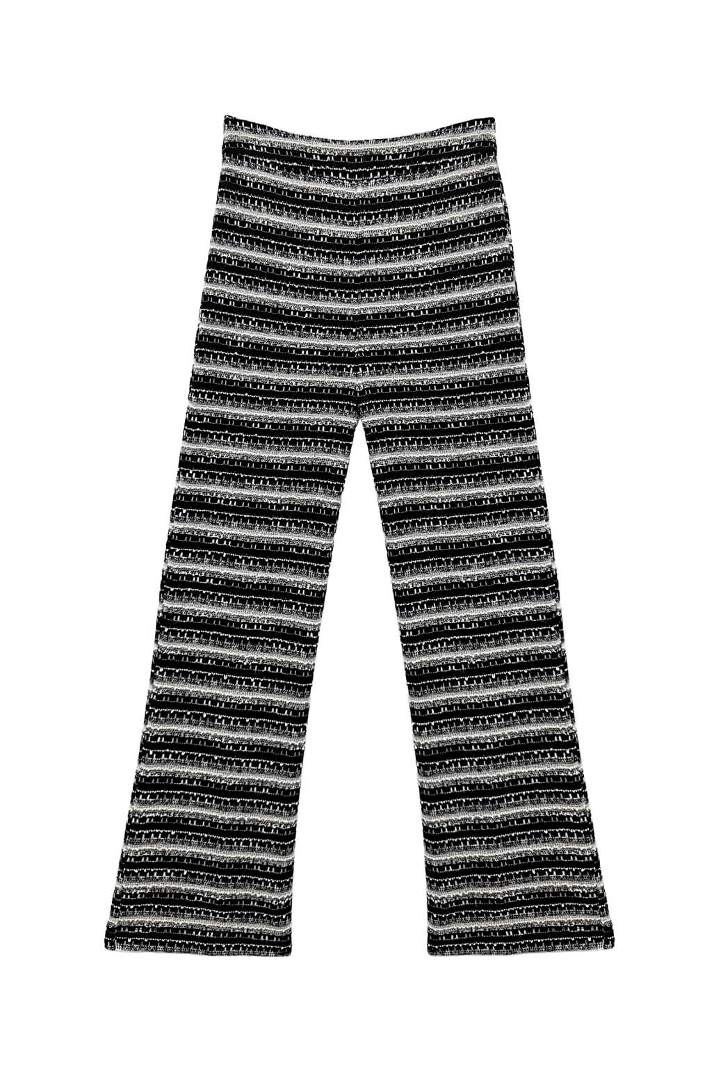 The Paley Pant - Black Lurex Bouclé