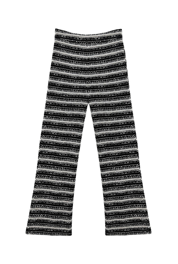 The Paley Pant - Black Lurex Bouclé